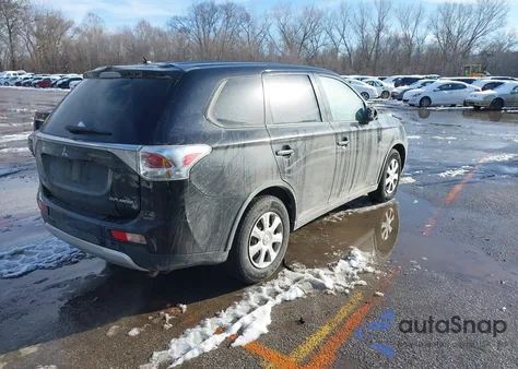 2015 Mitsubishi Outlander Es из США, поврежденный, VIN JA4AD2A35FZ006419